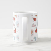 Muster bei Cartoon Jumbo-Tasse (Rückseite)