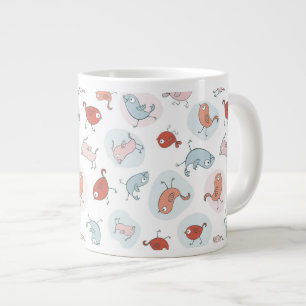 Muster bei Cartoon Jumbo-Tasse