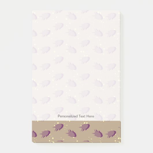 Muster bei Fischen 2 Post-it Klebezettel (Vorderseite)