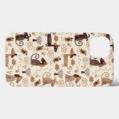 Muster bei niedlichen Hunden Case-Mate iPhone Hülle (Rückseite (Horizontal))