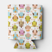 Muster bei Vögeln Dosenkühler (Rückseite)