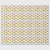 Muster bei Vögeln Geschenkpapier (Flach)