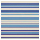 Muster Beige, Blau und Mitternacht Stoff (Muster)
