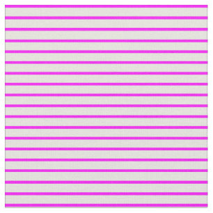 Muster Beige & Fuchsia Streifen Stoff