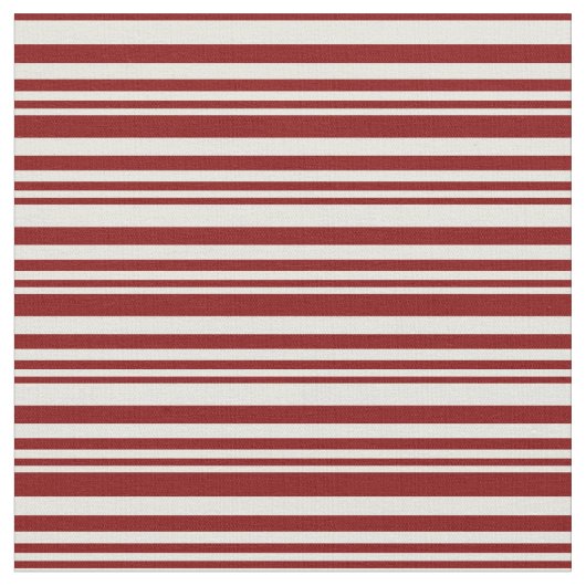Muster Beige & Maroon Linien/Streifen Stoff (Nahaufnahme)