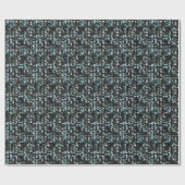 Muster beleuchteter Fenster Geschenkpapier (Flach)