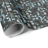 Muster beleuchteter Fenster Geschenkpapier (Rolleneckpunkt)