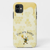 Muster Bienenwabenkrabe iPhone Case