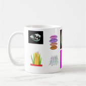 Muster Bilder und Kunst sehr vielseitig Kaffeetasse (Links)