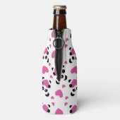Muster bis zum Tag der Liebe Flaschenkühler (Flasche Rückseite)