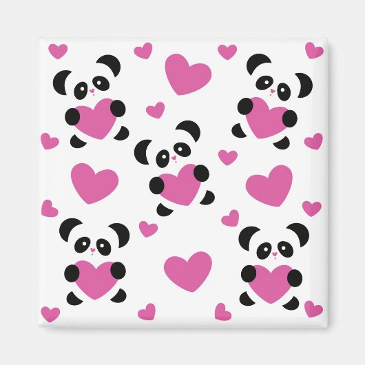 Muster bis zum Tag der Liebe Magnet (Vorne)