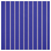 Muster Bisque & Dark Blue Lines/Stripes Stoff (Muster)