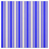 Muster Bisque und Blue Lines/Streifen Stoff (Muster)
