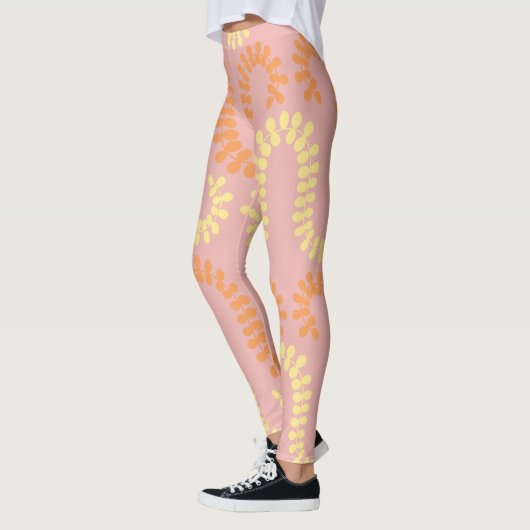 Muster-Blätter Leggings (Links)