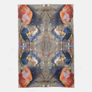 Muster Blätter und Muscheln, II Geschirrtuch