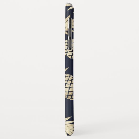 Muster Blue Monogram Case-Mate iPhone Hülle (Hinten/Links)