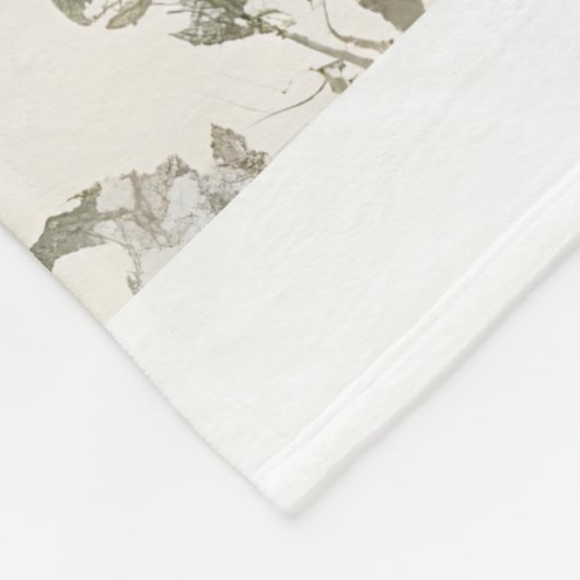 Muster blühender Rose Fleecedecke (Ecke)