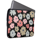 Muster Blume Farblich Vintag Laptopschutzhülle (Vorne Rechts)