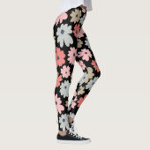Muster Blume Farblich Vintag Leggings (Rechts)