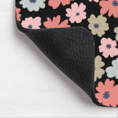Muster Blume Farblich Vintag Mousepad (Ecke)