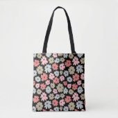 Muster Blume Farblich Vintag Tasche (Vorderseite)
