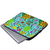 Muster, Blume Laptopschutzhülle (Vorne Knopf)