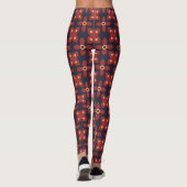 Muster Blume Schöne Blume Premium Leggings (Rückseite)