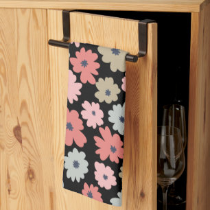 Muster Blumen Bunt Vintage Geschirrtuch