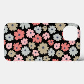 Muster Blumen Farbige Vintage Case-Mate iPhone Hülle (Rückseite (Horizontal))