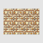 Muster BM6-Entpackung für Rohre aus industriellem  Seidenpapier (Vorderseite)