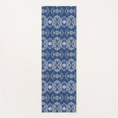 Muster Bright Blue & White Snow Formen Yogamatte (Vorderseite)