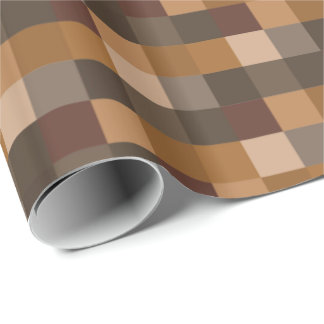 Muster Browns Pixelated Geschenkpapier
