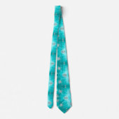 Muster Business Blue Moderne Krawatte (Rückseite)