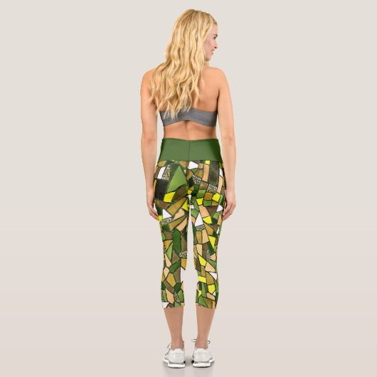 Muster Capri Leggings (Rückseite)