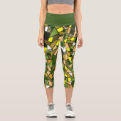 Muster Capri Leggings (Vorderseite)