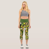 Muster Capri Leggings (Vorderseite)