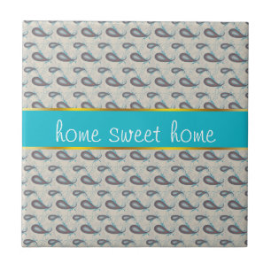 Muster Champagne Paisley Fliese