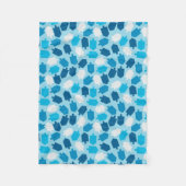 Muster Chanukkas Chanukah Driedel Fleecedecke (Vorderseite)