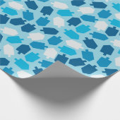 Muster Chanukkas Chanukah Driedel Geschenkpapier (Ecke)