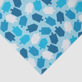 Muster Chanukkas Chanukah Driedel Seidenpapier (Ausschnitt)