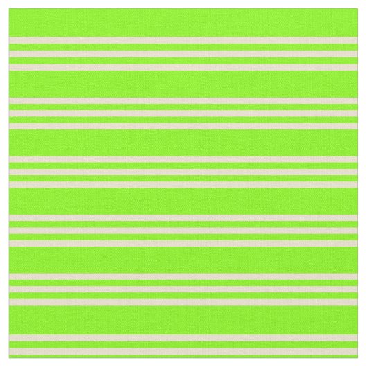Muster Chartreuse & Beige Linien/Streifen Stoff (Nahaufnahme)