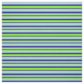 Muster Chartreuse, Blue und Light Blue Stoff (Muster)