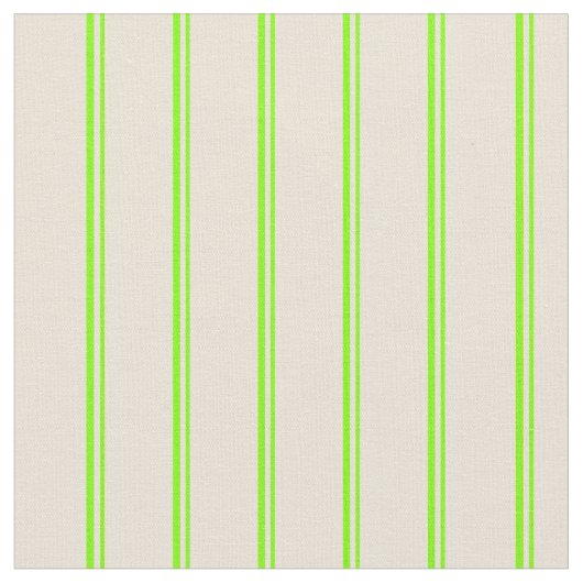 Muster Chartreuse und Bisque Streifen/Linien Stoff (Nahaufnahme)