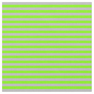 Muster Chartreuse und Graufarbene Linien/Streifen Stoff