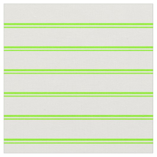 Muster Chartreuse und Minzcreme Stoff (Nahaufnahme)