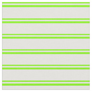 Muster Chartreuse und Minzcreme Stoff