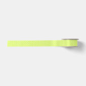 Muster Chartreuse und White Geometric Satinband (Vorderseite)