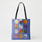 Muster Circles Design #3 Tasche (Vorderseite)
