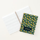 Muster Citrus Lemon Spiral Notebook Notizblock (Innenseite)