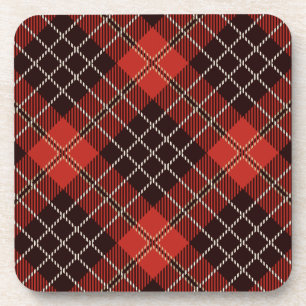 Muster Colorfull Scottish Geometric Vintag Getränkeuntersetzer